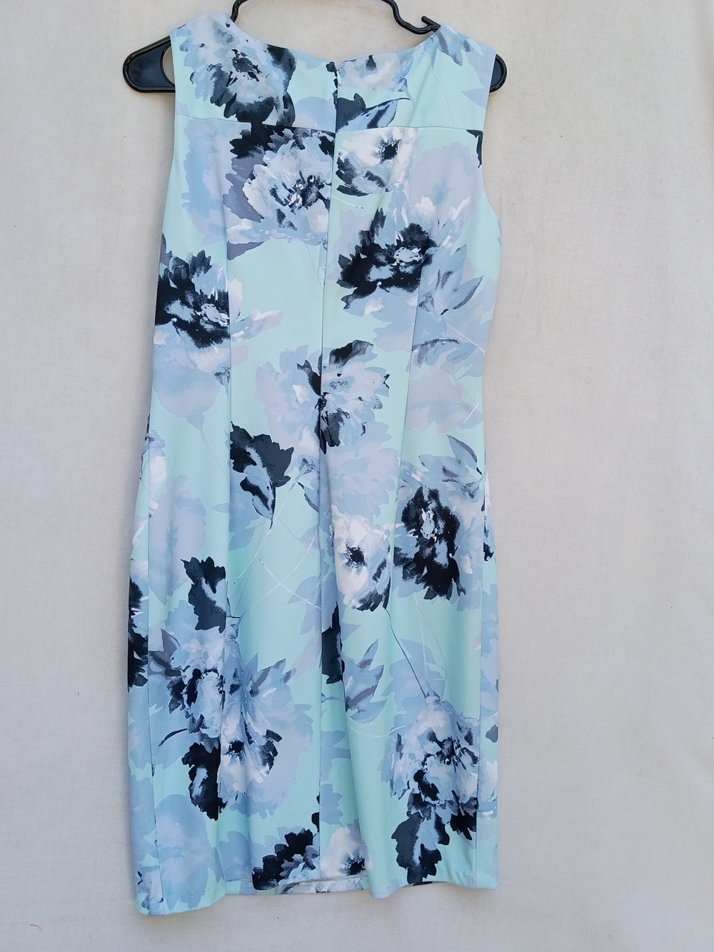 Calvin Klein Mint Floral Printed Sheath Midi Dress - Picture 2 of 4